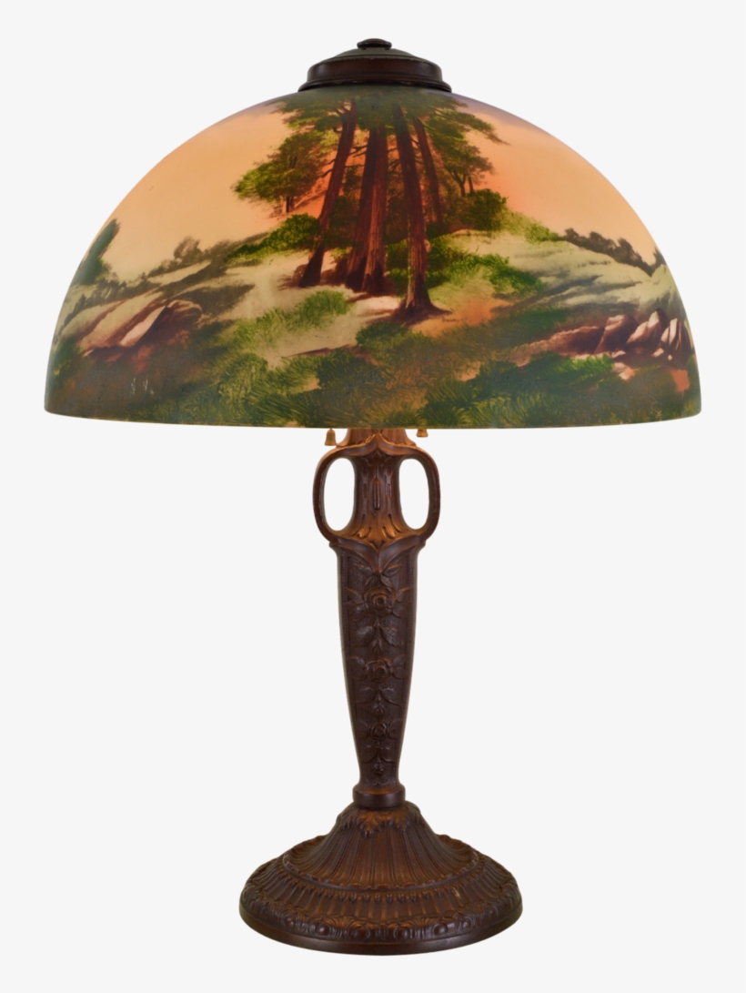 Pittsburgh Obverse Painted Lamp Redwood Trees - Pittsburgh, transparent png download