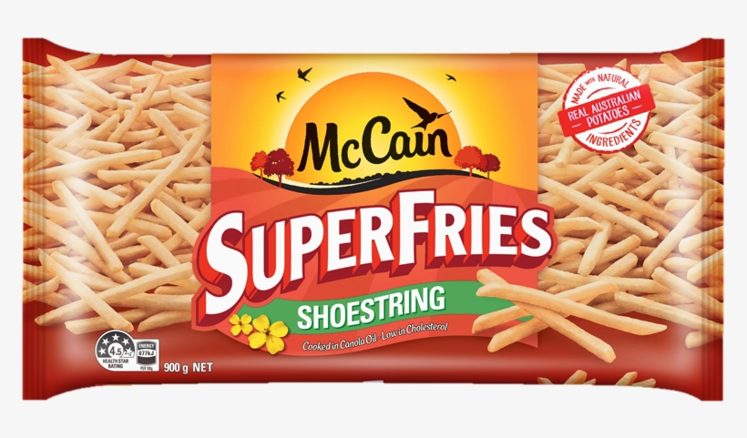 Superfries Shoestring Chips 900g, transparent png download