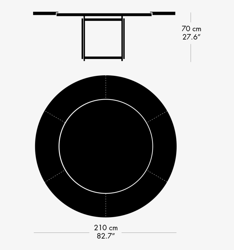Additionals The Circular Table Top Is Available With - Energy, transparent png download