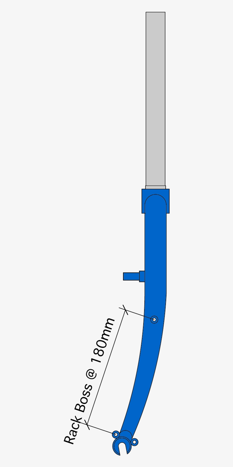 Touring-fork - Touring Bicycle, transparent png download