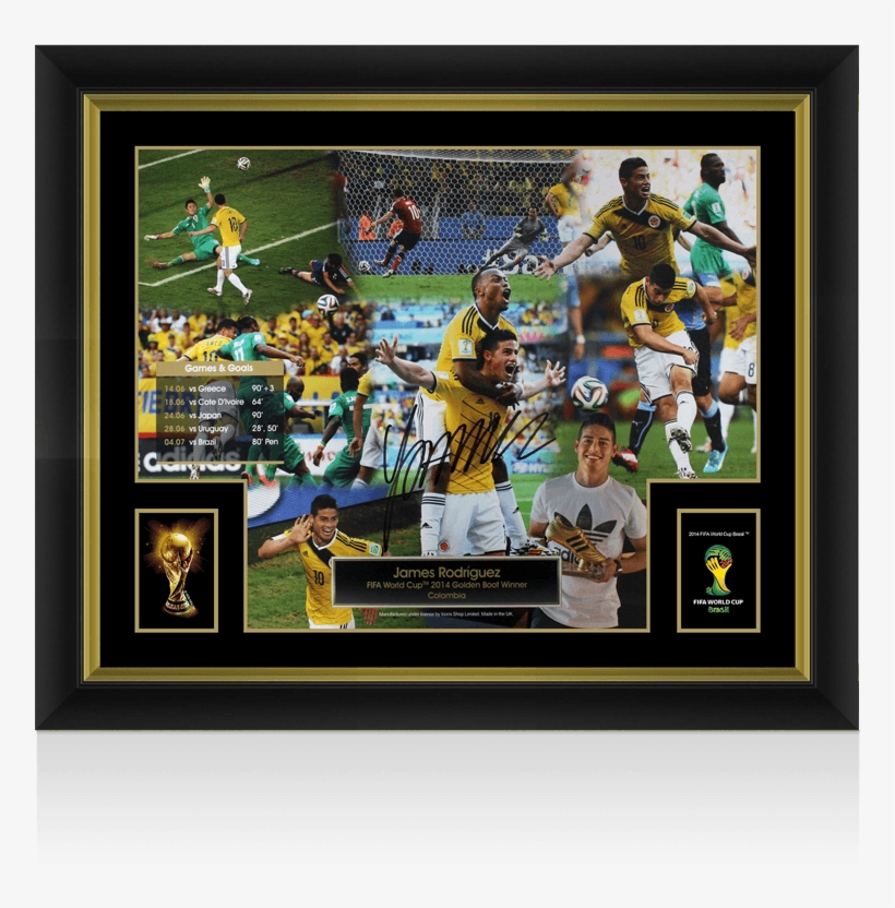 James Rodriguez Official Fifa World Cup™ Signed And - James Rodriguez Signed Fifa 2014 World Cup Golden Boot, transparent png download