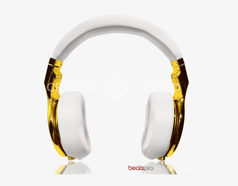 More Views - Gold Headphone Transparent, transparent png download