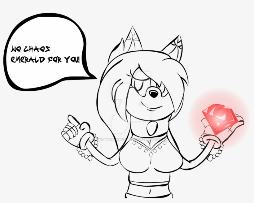 Download Svg Black And White Library Pastor Panda Free - Chaos Emerald Drawing, transparent png download