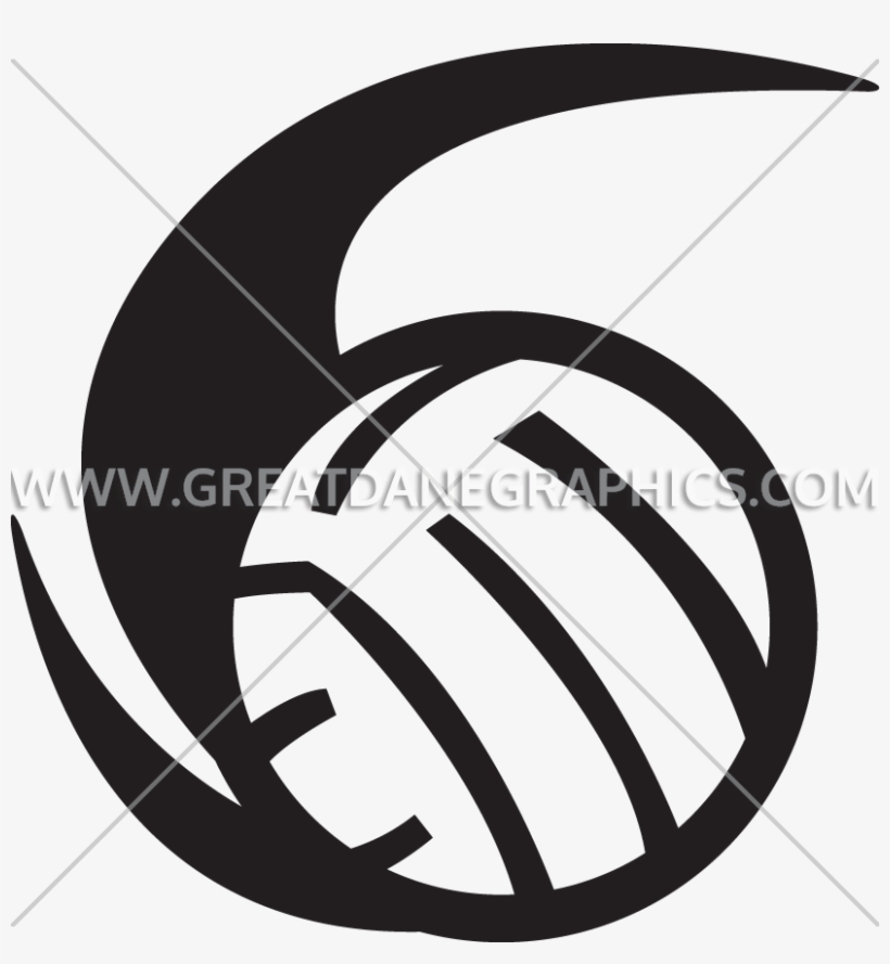 Volleyball Clipart Swoosh - Library, transparent png download