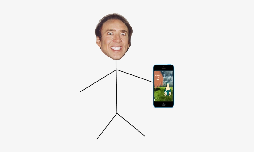 Nicolas Cage Was Just Looking At A Picture Of Snorlax, transparent png download