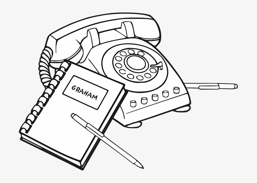 Illustration Of A Phone And A Notepad - Estate Planning, transparent png download