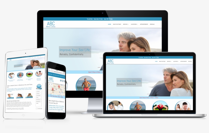 Website Design For Medical Doctors Example - Website, transparent png download