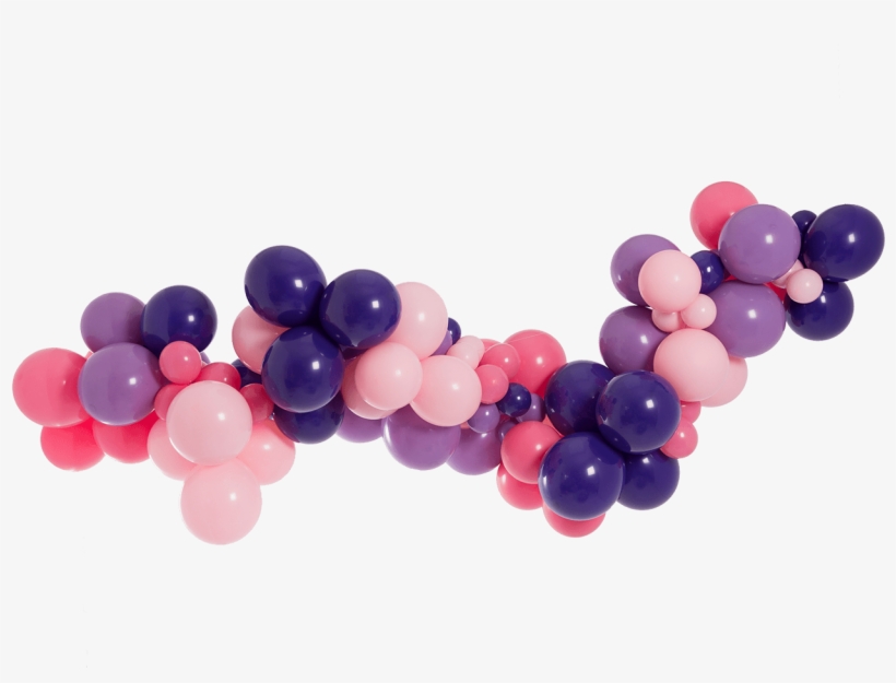 Pink Paw Balloon Garland Kit - Balloon, transparent png download
