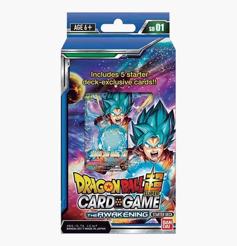 The Awakening Starter Deck - Dragon Ball Super Tcg Starter Deck, transparent png download