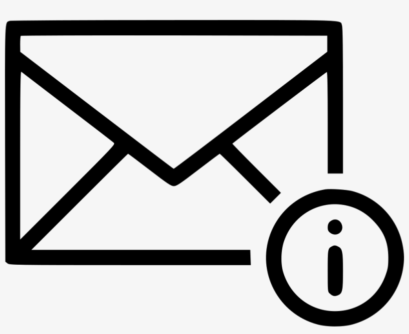 Envelope Detail Info Comments - Envelope Icon Png, transparent png download
