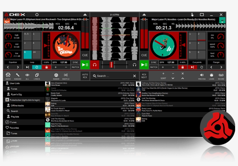 Dex 3 Red Dj Mixing Software Main - Pcdj Red Mobile 3 Dj Software, transparent png download