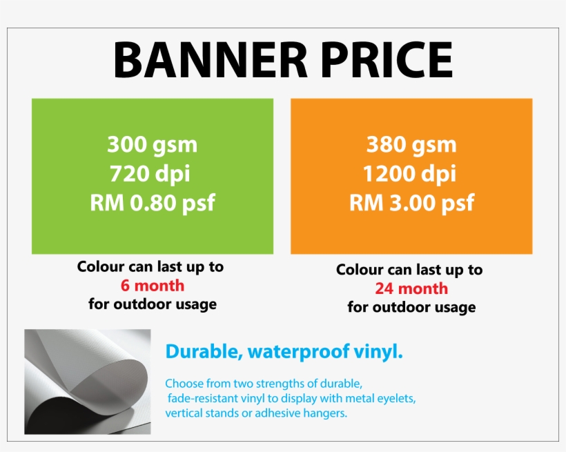 Display Your Banner Horizontally Or Vertically - Paper, transparent png download