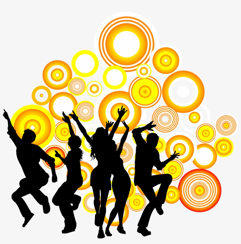 Dance Party Silhouette Royalty Free People Royaltyfree - Dance Party  Background Png PNG Image | Transparent PNG Free Download on SeekPNG