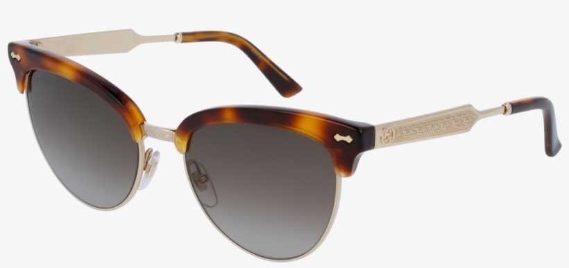 Ray Ban Aviators Blue Frame Png File - Gucci Gg0055s 002 Tortoise Women Sunglasses, transparent png download