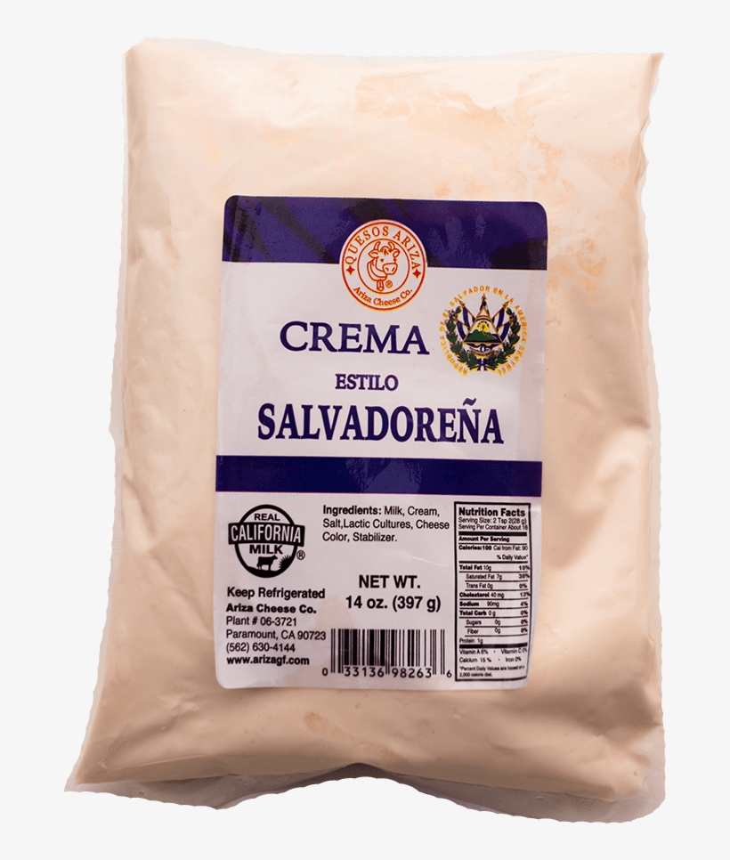 It Goes Great As A Topping For Pupusas, Grilled Corn, - Central American Crema, transparent png download