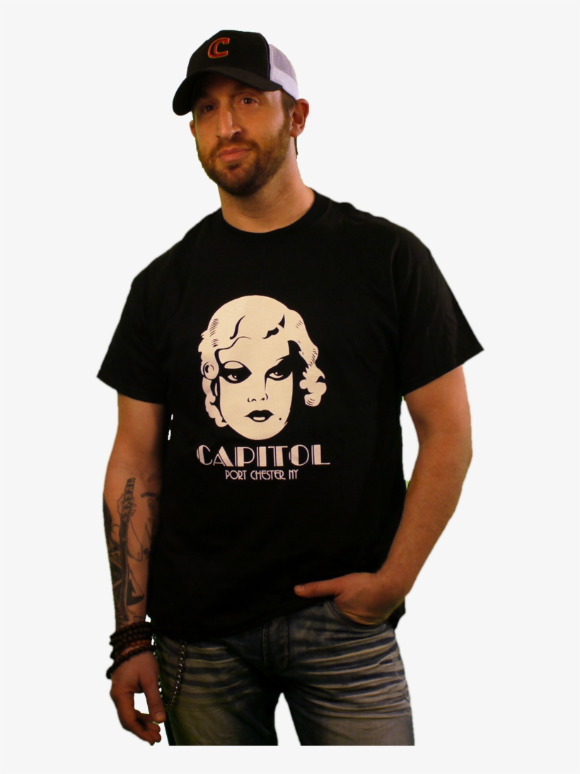 Fresno T-shirt - Black/gray, transparent png download