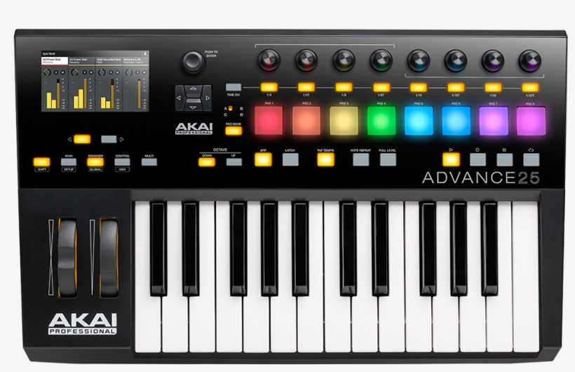 Akai Professional Advance - Akai Advance 25 Keyboard, transparent png download