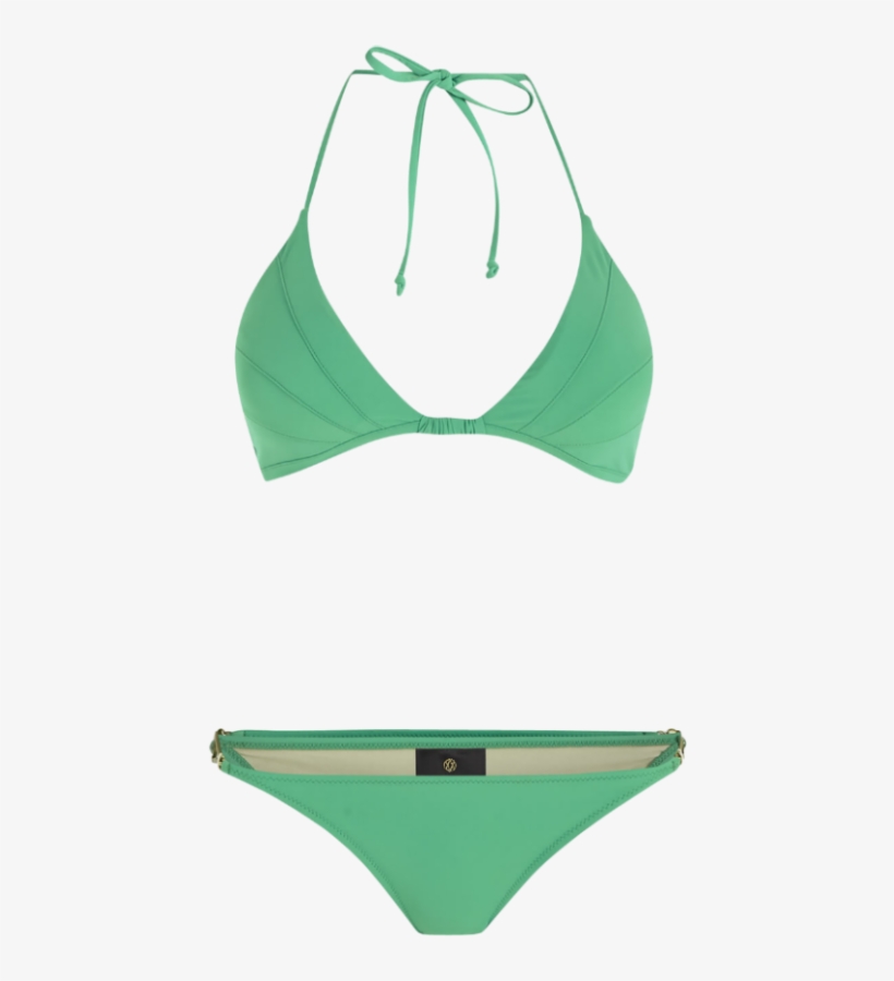 Valimare Sirena String Green Bikini Top & Bottom - Peeping-t, transparent png download