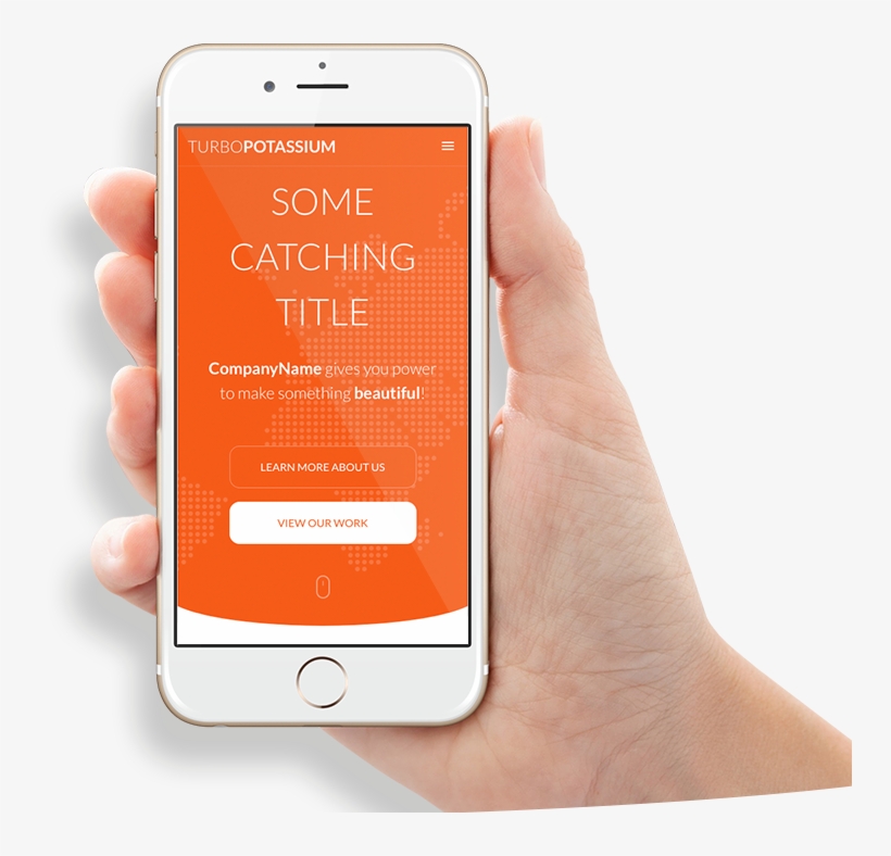 Iphone Hand Mockup - Iphone, transparent png download