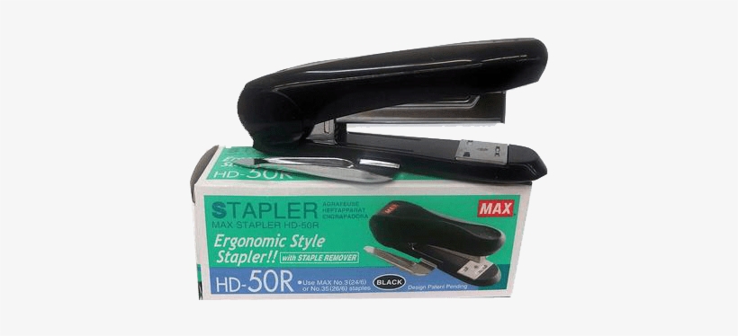 Stapler Max W/ Remover No - Max Stapler Hd 50r, transparent png download