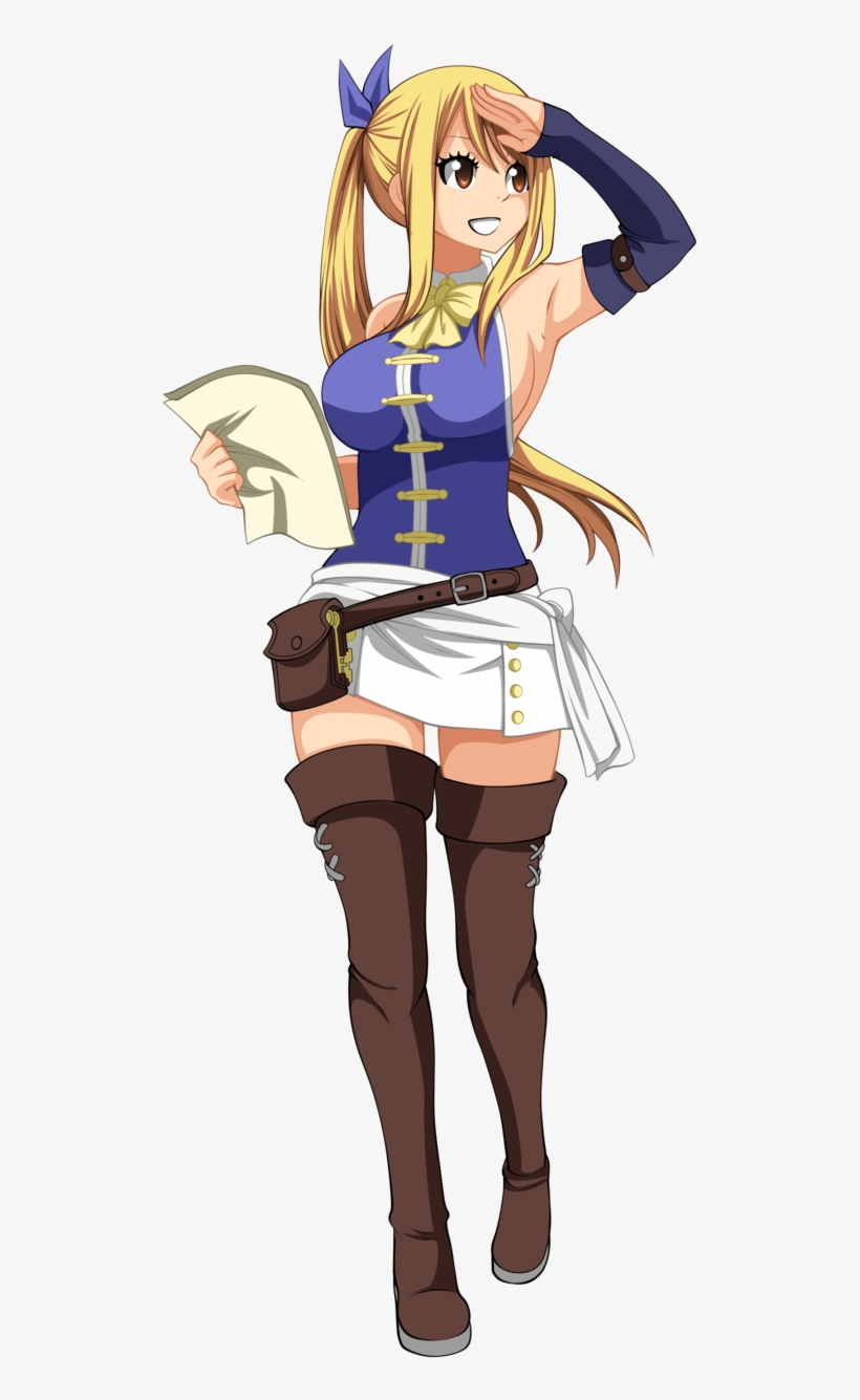 Lucy Heartfilia En El X 792 - Natsu Y Lucy Deviantart, transparent png download