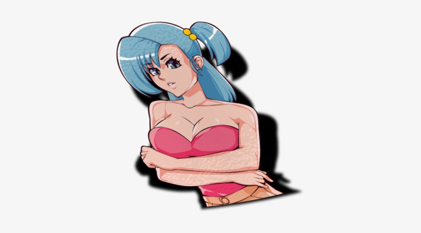 Bulma Peeker Sticker, transparent png download