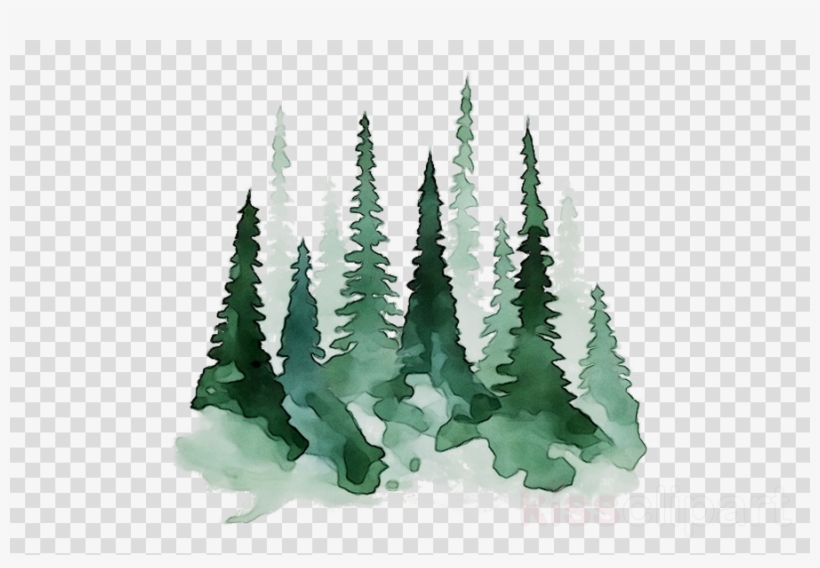 Watercolor Trees Clipart Watercolor Painting Techniques - Clip Art, transparent png download