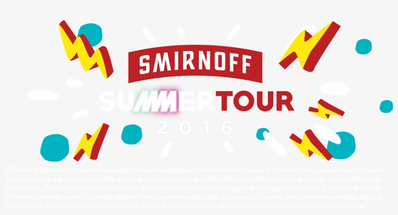 Smirnoff Summer Tour - Smirnoff, transparent png download