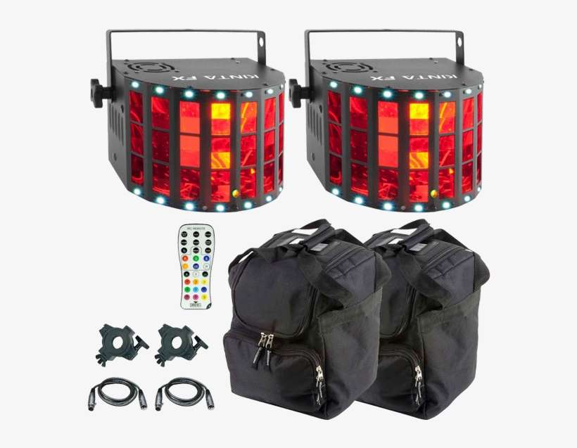 Chauvet Dj Kinta Fx Compact Multi-effect Light Duo - Chauvet Dj Chauvet Kinta Fx + Bag + Clamp, transparent png download