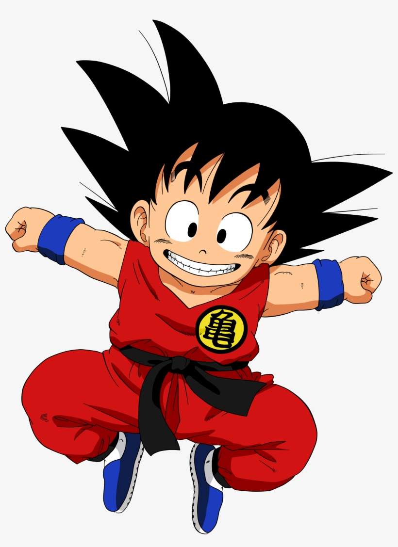 Download Download Gold Glitter Heart Png - Kid Goku | Transparent ...