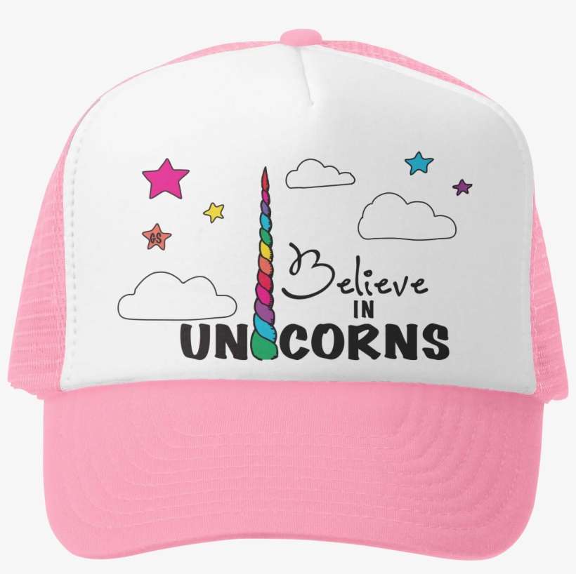Believe In Unicorns Hat - Unicorn Hat, transparent png download