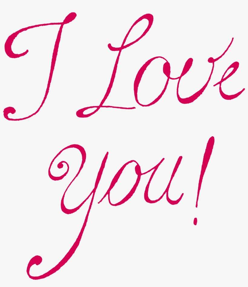Free Download - Free Images Of Love You, transparent png download