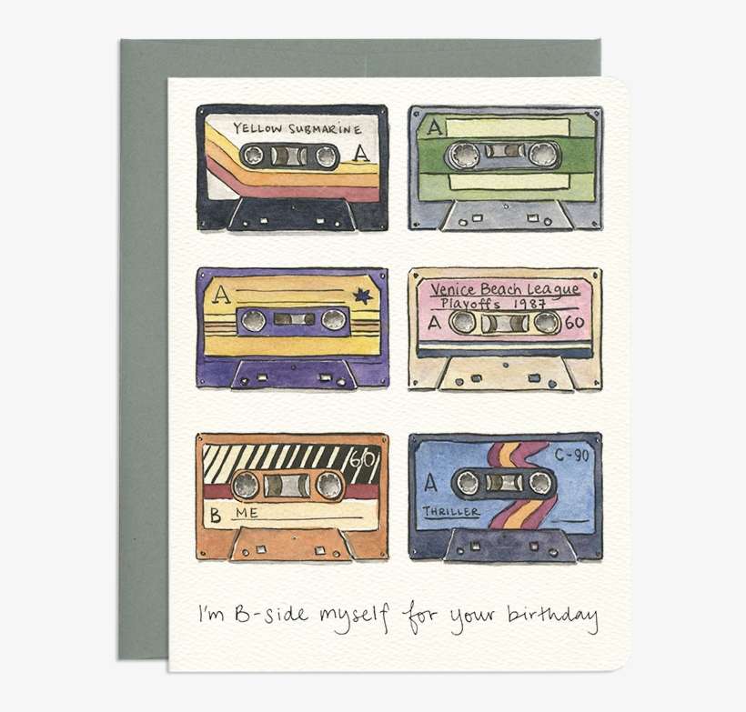 B-side Birthday Card - Greeting Card, transparent png download