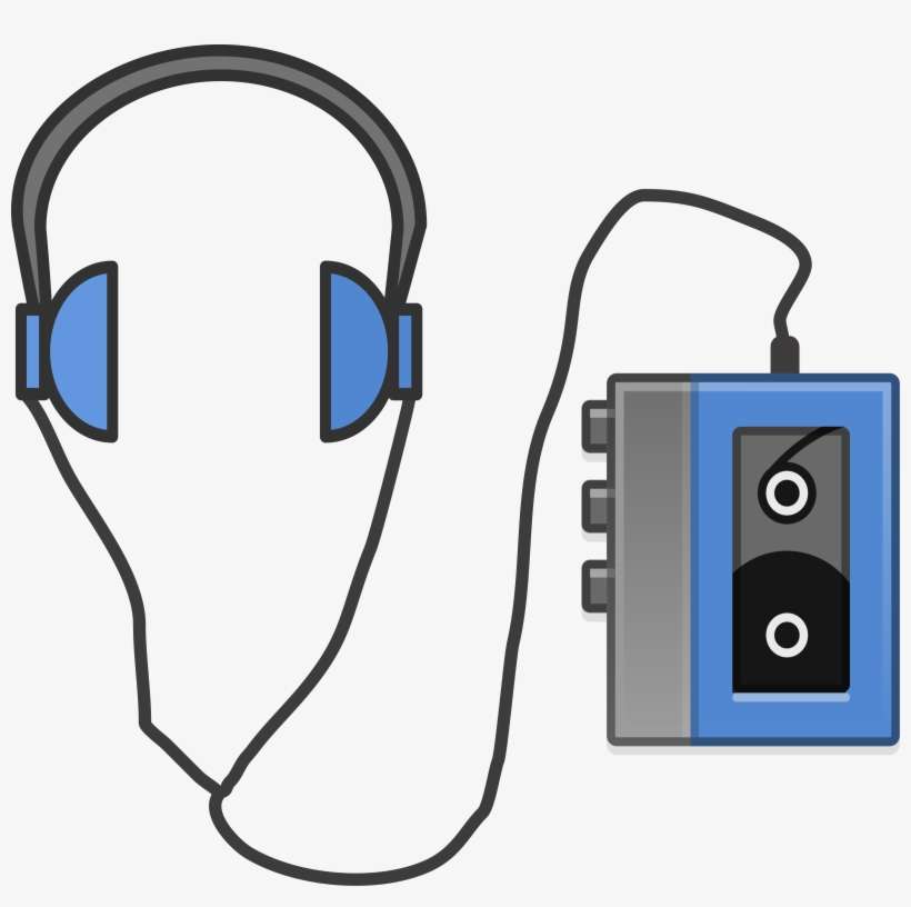 Tape Recorder Clip Art Free Download - Cassette Player Clip Art, transparent png download