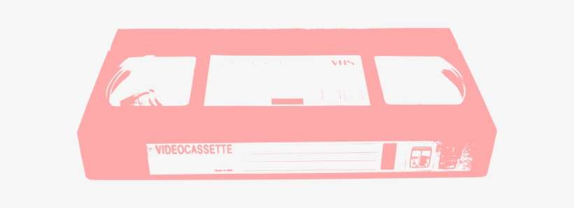 Pink Video Cassette Clip Art - Vhs Tape Clip Art, transparent png download