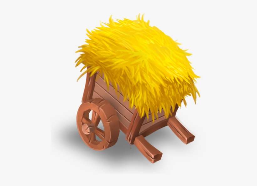 Hay Cart - Cart, transparent png download