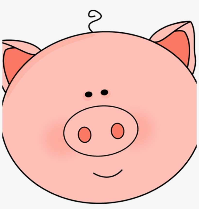 Black And White Library At Getdrawings Com Free For - Cartoon Pig Face, transparent png download
