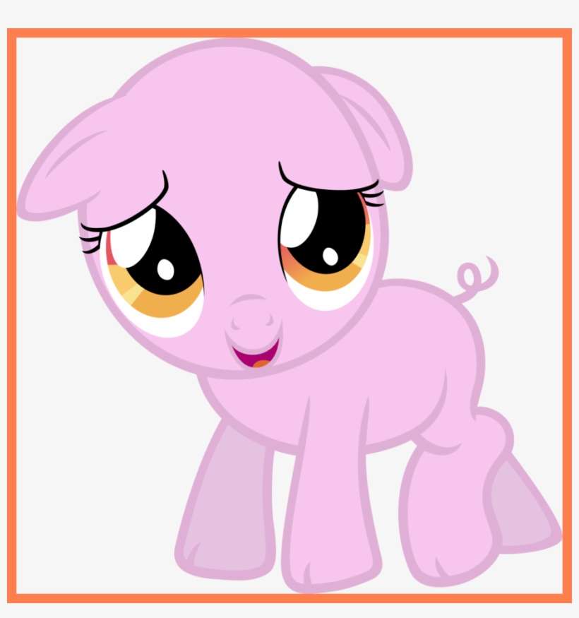 Marvelous Cartoon Best For Cute Little Piggy - Apple Bloom, transparent png download