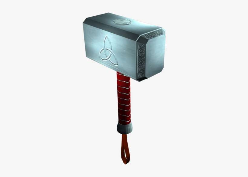 Low Poly D Mjolnir - Electronics, transparent png download