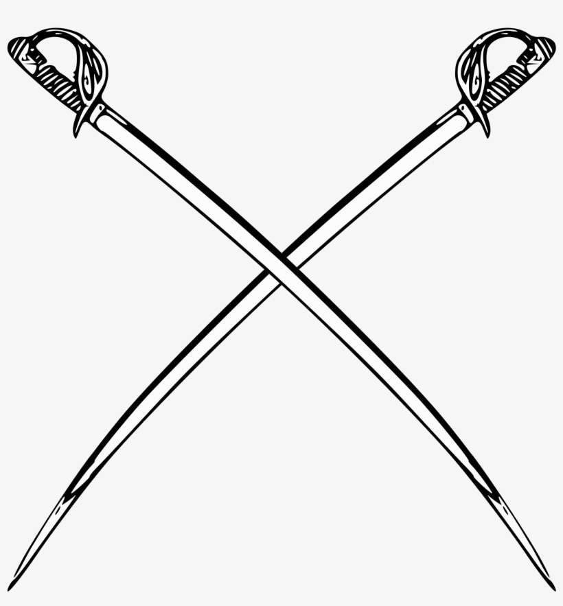 Clipart Free Stock File Sabres Wikimedia Commons Open - Sabre, transparent png download