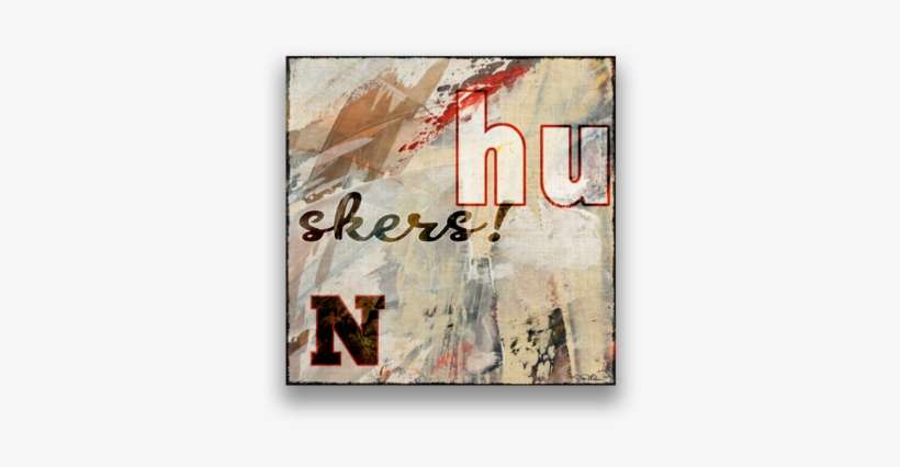 Husker Swash Canvas - Big O Art, transparent png download