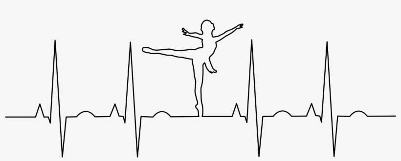 This Free Icons Png Design Of Ballet Dancer Ekg, transparent png download
