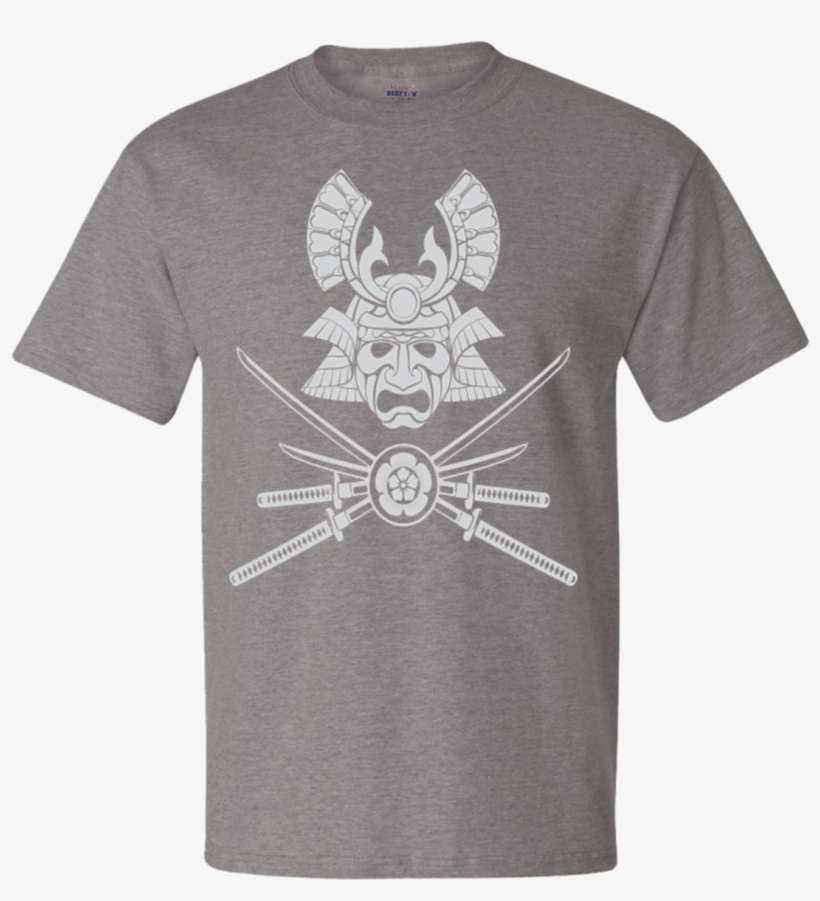 Samurai Helmet & Crossed Swords T-shirt - Martial Arts, transparent png download