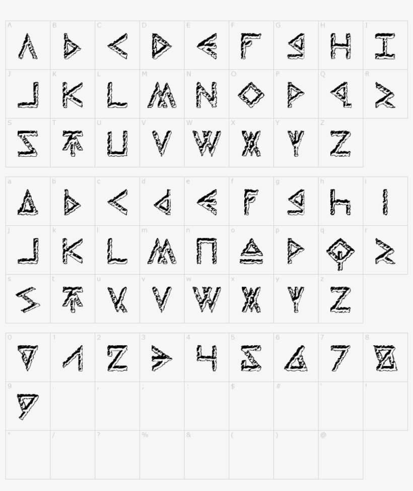 Thors Hammer Font - Font, transparent png download