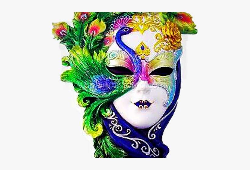 Venetian Mask Peacock, transparent png download