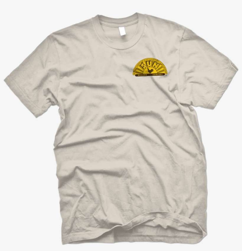 Sun Records Half Sun Crest Tee-cream - Bonneville Salt T Shirt, transparent png download