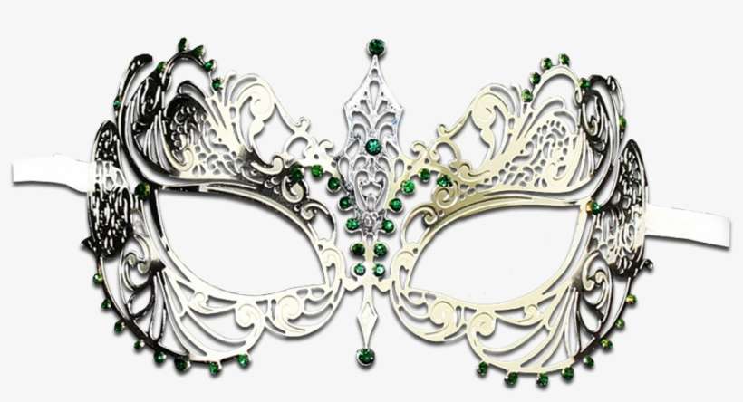 Silver Series Laser Cut Metal Venetian Pretty Masquerade - Masquerade Ball, transparent png download