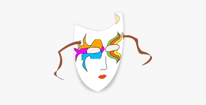 Mask Carneval Venetian Venice Festival Dec - Carnival, transparent png download