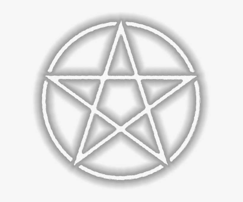 White Pentagram Png - White Pentagram Transparent Background, transparent png download