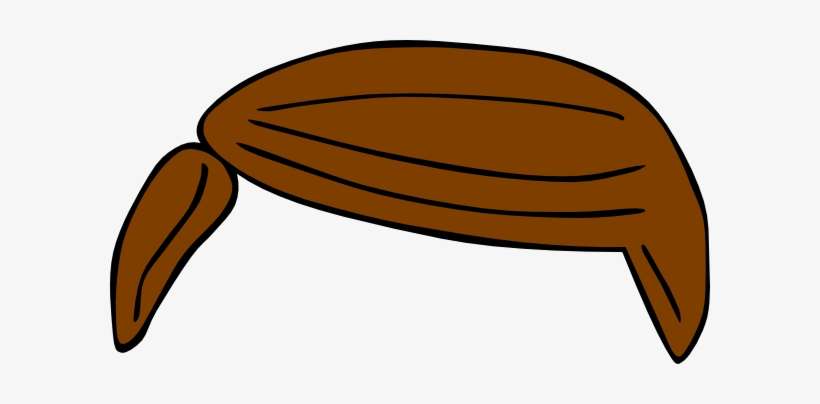 Banner Library Stock - Brown Hair Clip Art, transparent png download